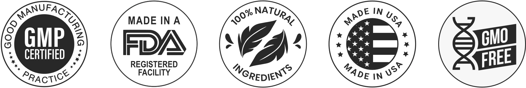 FDA registered,GMP certified and Made in USA certification for primebiome supplement
